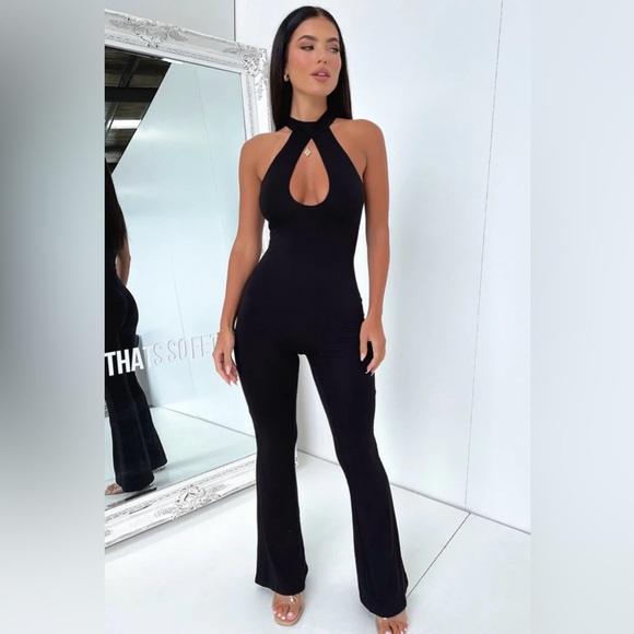thats so fetch Pants - That’s So Fetch Evoke Halter Jumpsuit Black Size10